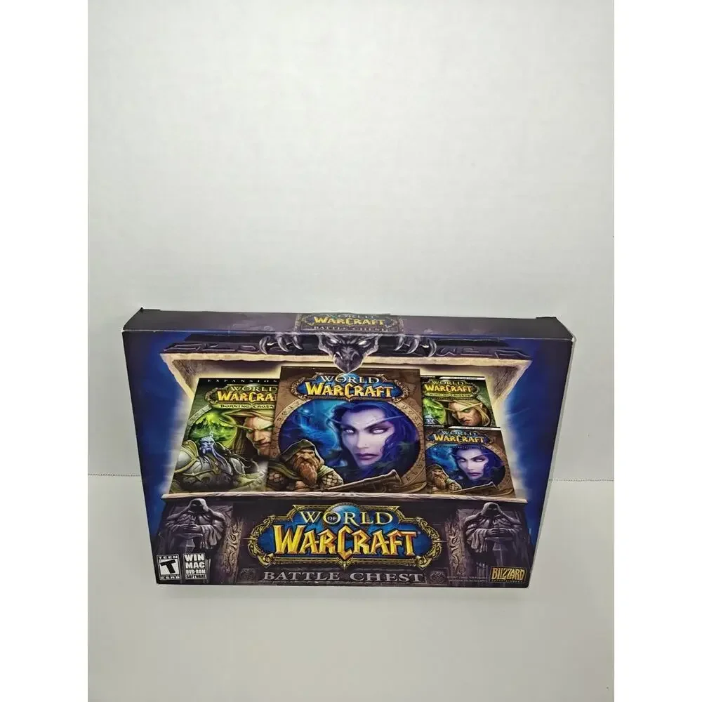 World Of Warcraft Battle Chest Blizzard PC Gaming Computer Game & Expansion Set